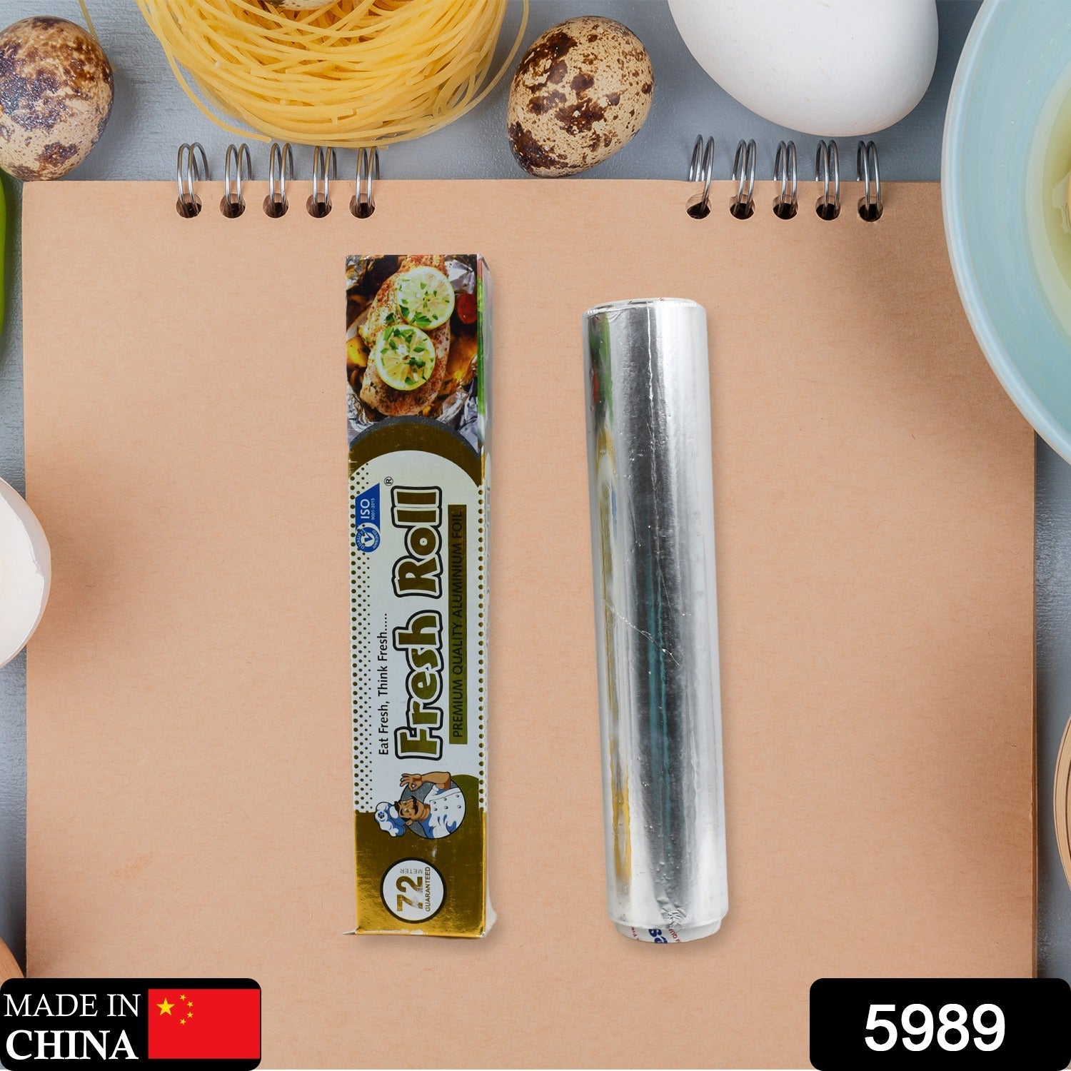 Non-stick aluminum foil roll, thick and heavy duty for baking Non-stick aluminum foil roll, thick and heavy duty for baking